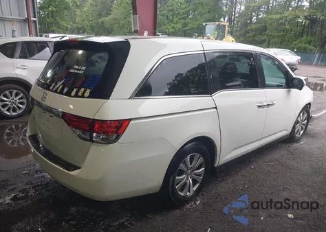 2016 Honda Odyssey Ex из США, поврежденный, VIN 5FNRL5H40GB074162